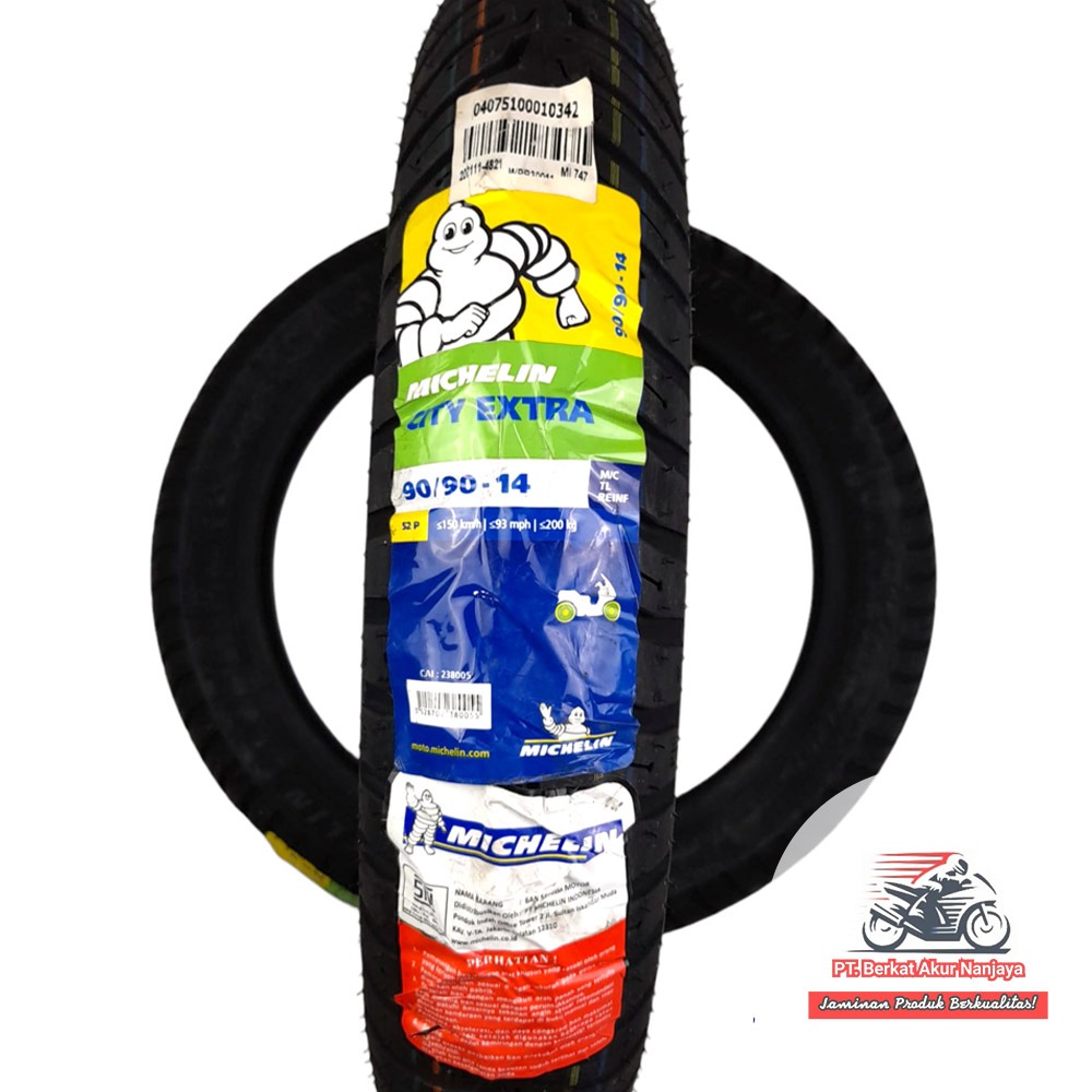 MICHELIN CITY EXTRA TUBELESS 80/90-14 90/90-14 100/80-14 110/80-14