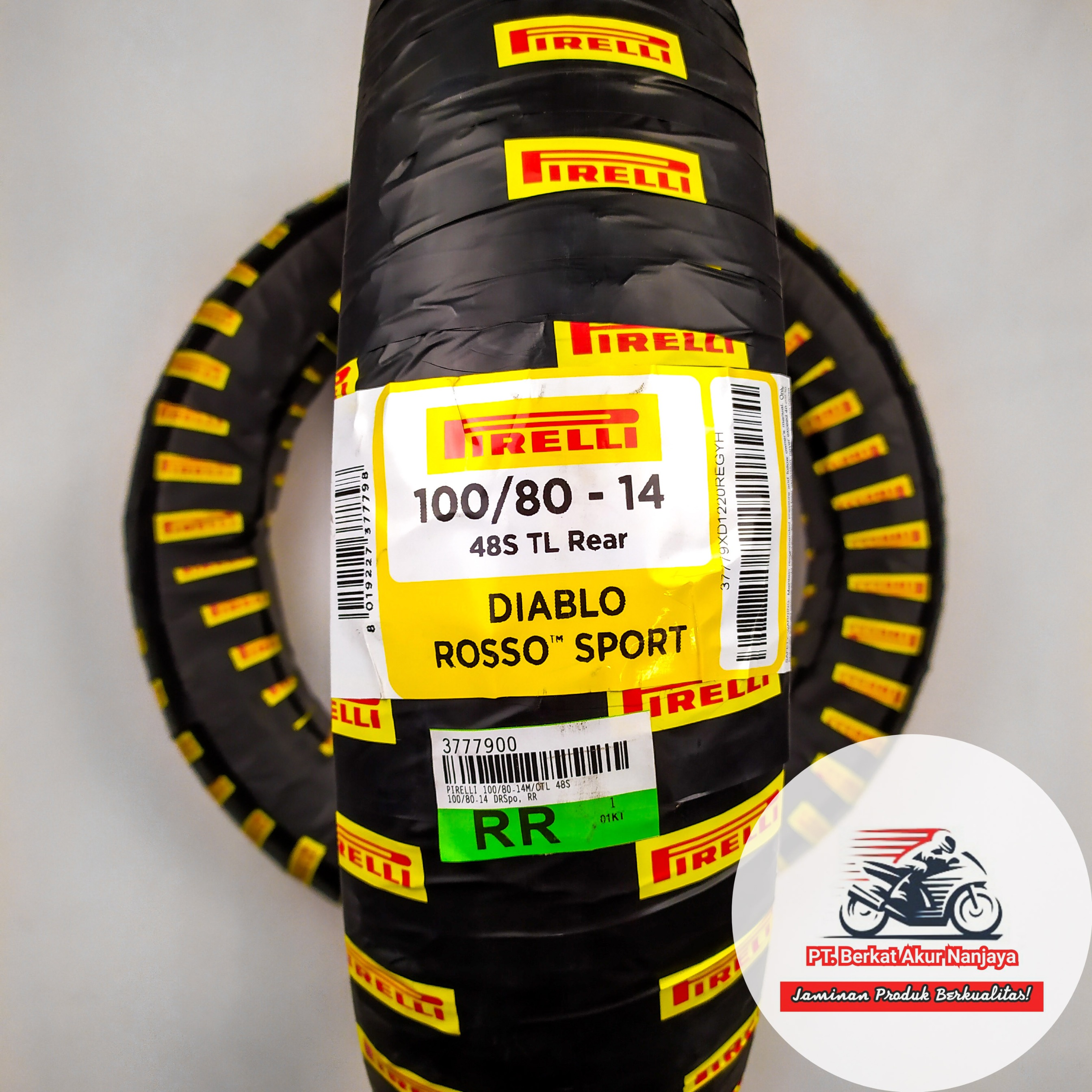 Pirelli Diablo Rosso Sport 80/80-14, 80/90-14, 90/80-14, 90/90-14, 100/80-14 TUBELESS