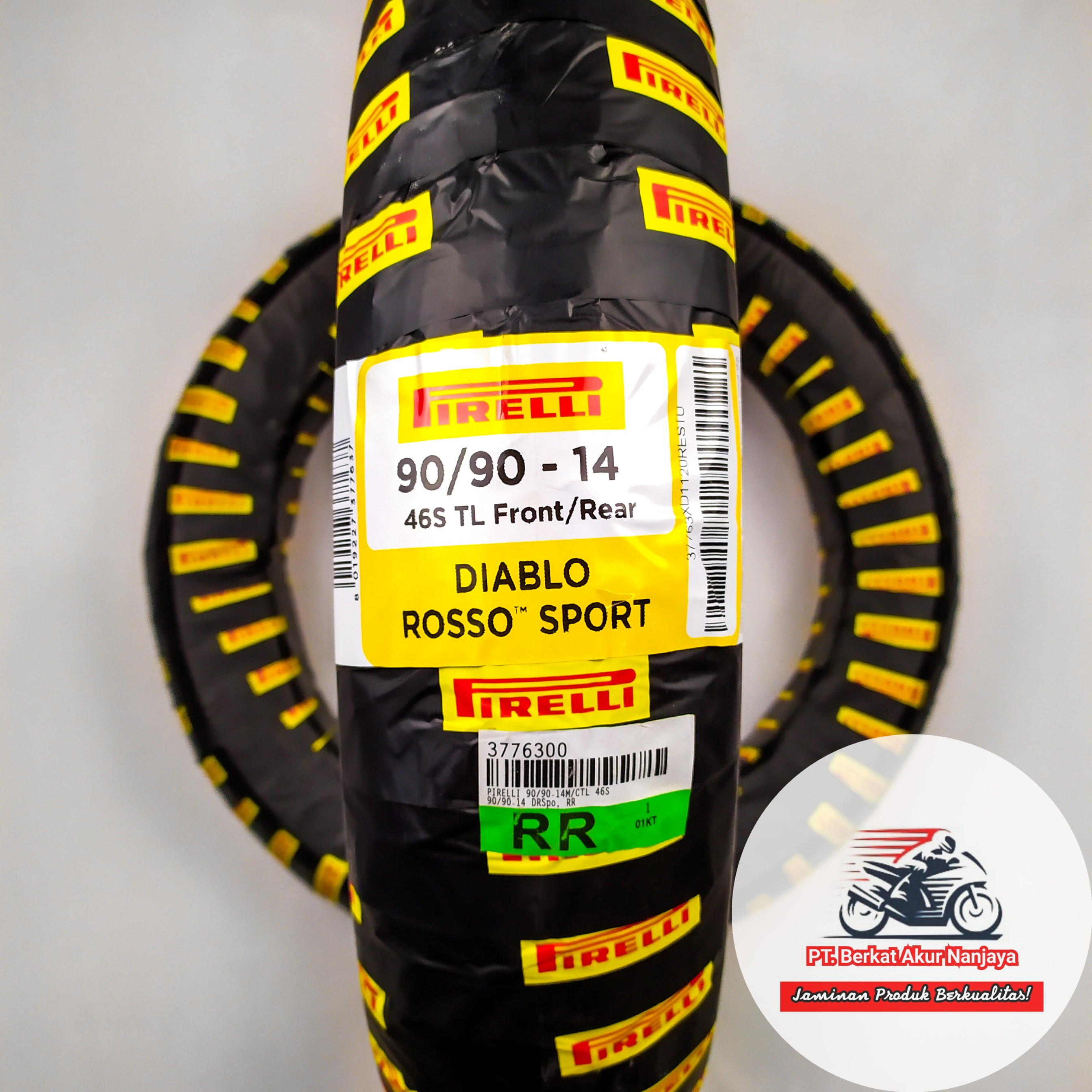 Pirelli Diablo Rosso Sport 80/80-14, 80/90-14, 90/80-14, 90/90-14, 100/80-14 TUBELESS