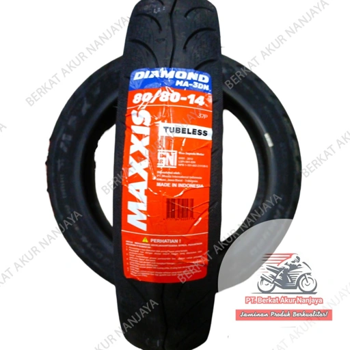 Ban Maxxis Diamond MA 3DN 70/90-14, 80/80-14, 80/90-14, 90/80-14, 90/90-14, 100/80-14 TUBELESS motor matic  Motorcycle  Accessories