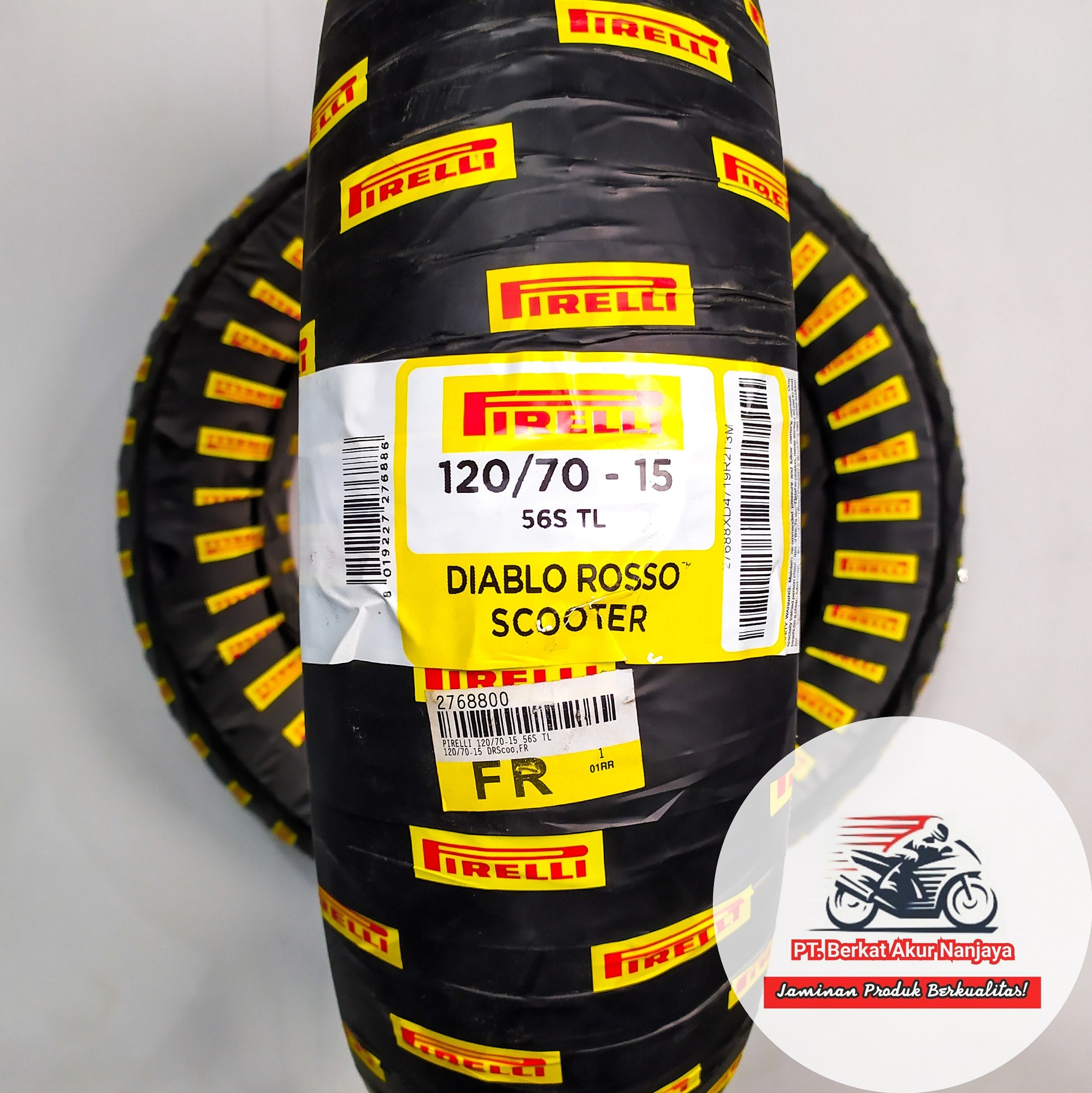 Pirelli Diablo Rosso Scooter 120/70-15 dan 150/70-14 Motor Matic Besar XMAX TUBELESS