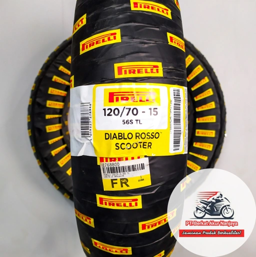Pirelli Diablo Rosso Scooter 120/70-15 dan 150/70-14 Motor Matic Besar XMAX TUBELESS