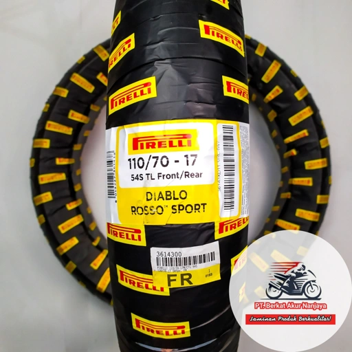 Image of Pirelli Diablo Rosso Sport 70/90-17, 80/80-17, 80/90-17, 90/80-17 100/80-17, 110/70-17, 120/70-17 130/70-17, 140/70-17, 150/60-17 TUBELESS