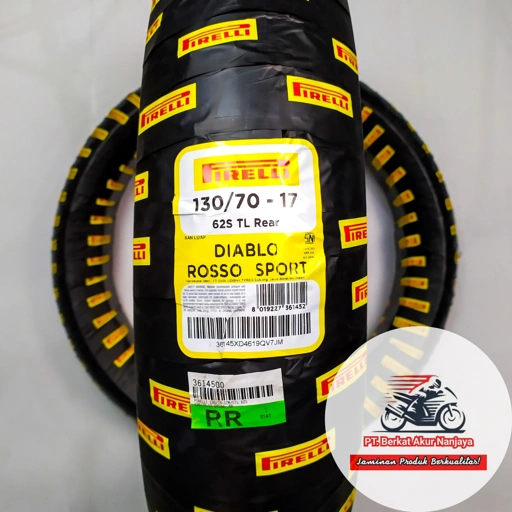 Image of Pirelli Diablo Rosso Sport 70/90-17, 80/80-17, 80/90-17, 90/80-17 100/80-17, 110/70-17, 120/70-17 130/70-17, 140/70-17, 150/60-17 TUBELESS