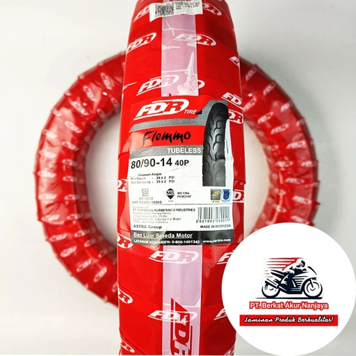 Ban FDR FLEMMO TUBELESS 80/90 & 90/90-14 untuk Beat Spacy dll
