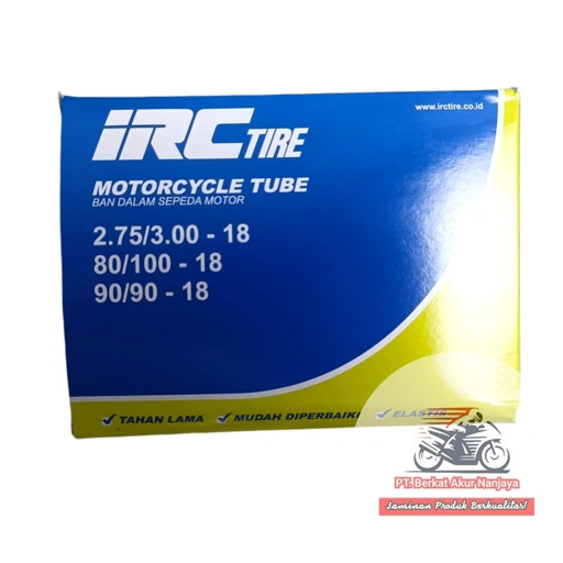 Ban dalam IRC ukuran 70/90 80/90 ring 18/19/21 untuk motor vespa tubetype