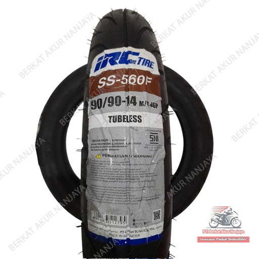 Image of Ban IRC SS560 F 90 90 14 TUBELESS motor matic LEXI,PCX,BEAT,MIO, VARIO