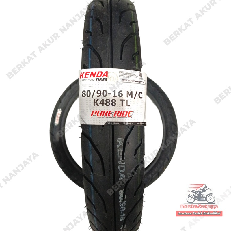 Ban Kenda K488 70/90-16 & 80/90-16 TUBELESS motor skywave nouvo