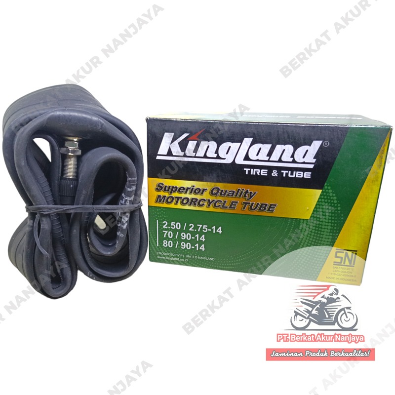 Ban dalam kingland 250/275/300/325-14 dan 200/215/225/250/275-17 untuk motor matic dan bebek