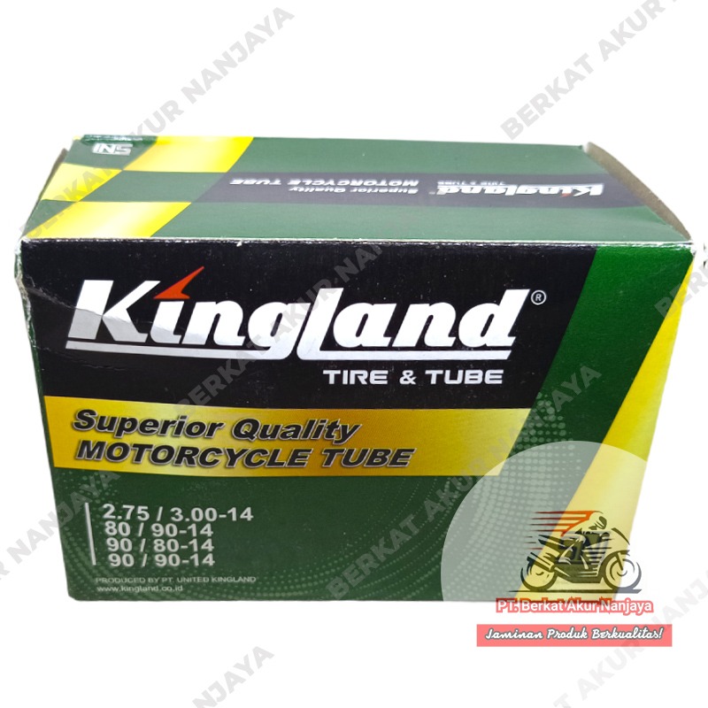 Ban dalam kingland 250/275/300/325-14 dan 200/215/225/250/275-17 untuk motor matic dan bebek