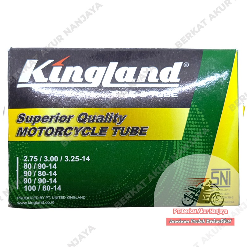 Ban dalam kingland 250/275/300/325-14 dan 200/215/225/250/275-17 untuk motor matic dan bebek