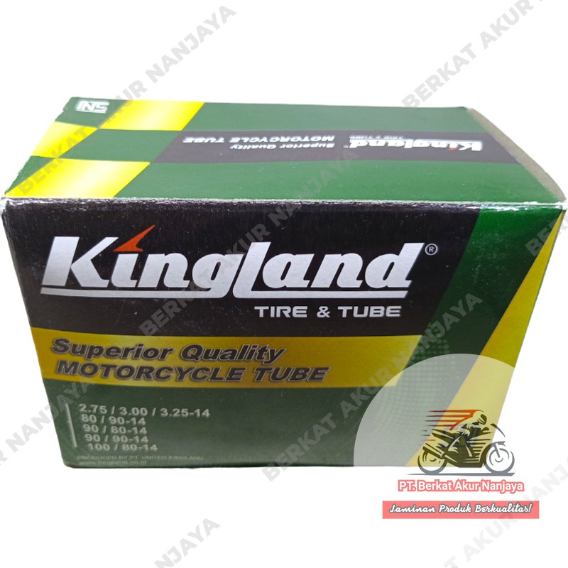 Ban dalam kingland 250/275/300/325-14 dan 200/215/225/250/275-17 untuk motor matic dan bebek