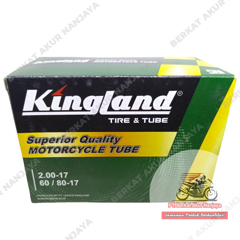 Ban dalam kingland 250/275/300/325-14 dan 200/215/225/250/275-17 untuk motor matic dan bebek