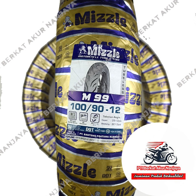 MIZZLE M99 TUBELESS 100/90-12 110/90-12