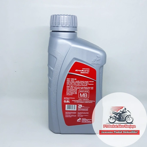 Oli Enduro matic 10W 30 0.8L untuk motor matic