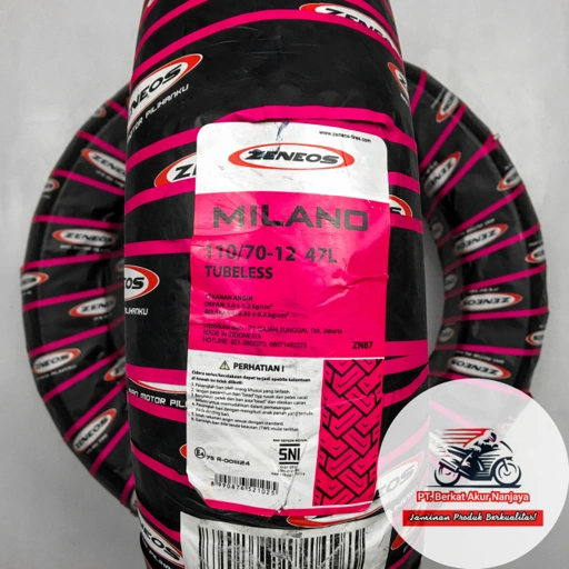 Image of Ban Zeneos Milano 110/70-12, 120/70-12, 130/70-12 TUBELESS ZN87