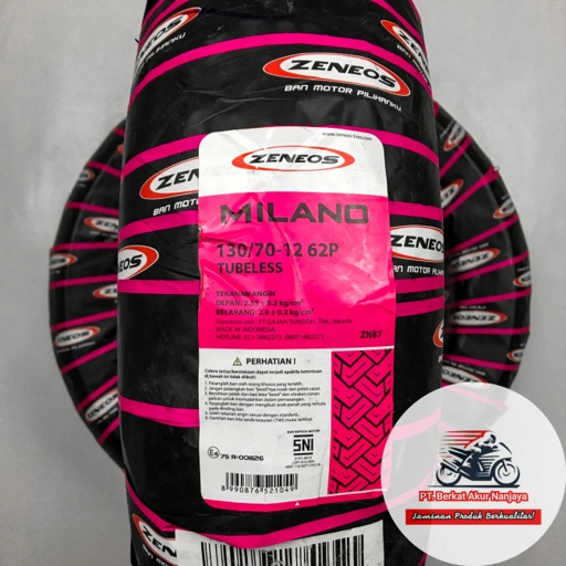 Image of Ban Zeneos Milano 110/70-13, 120/70-13, 130/70-13, 140/70-13 motor NMAX ADV PCX160