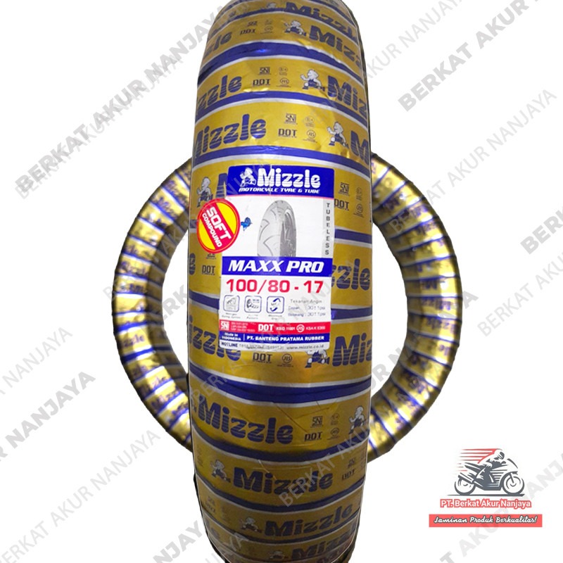 MIZZLE MAXX PRO TUBELESS 80/80-17 90/80-17 100/80-17