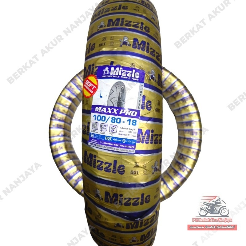 MIZZLE MAXX PRO TUBELESS 100/80-18