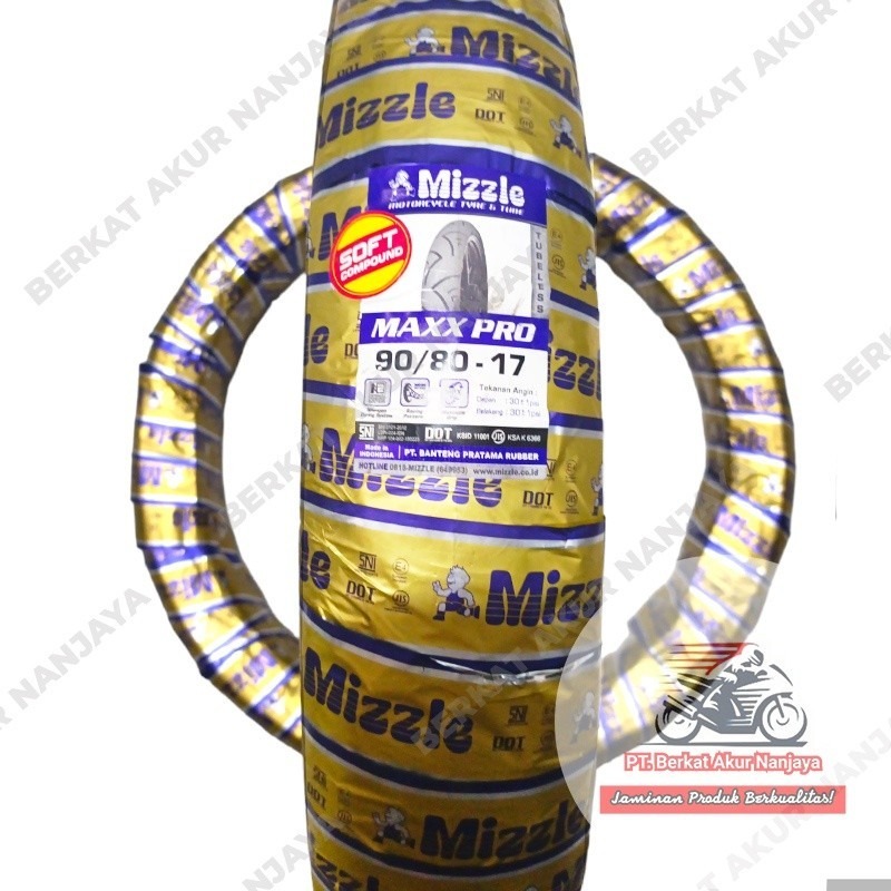 MIZZLE MAXX PRO TUBELESS 80/80-17 90/80-17 100/80-17