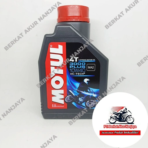 Oli MOTUL 3000 Plus 10W40 0.8L dan 1L FREE MERCHANDISE EKSLUSIF
