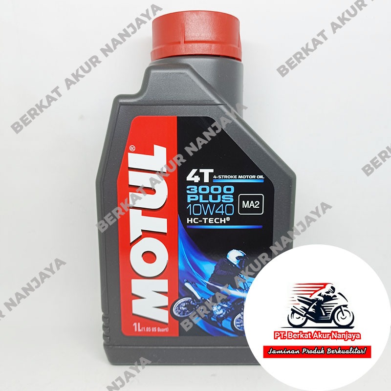 Oli MOTUL 3000 Plus 10W40 0.8L dan 1L FREE MERCHANDISE EKSLUSIF