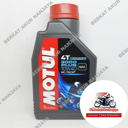 Oli MOTUL 3000 Plus 10W40 0.8L dan 1L FREE MERCHANDISE EKSLUSIF