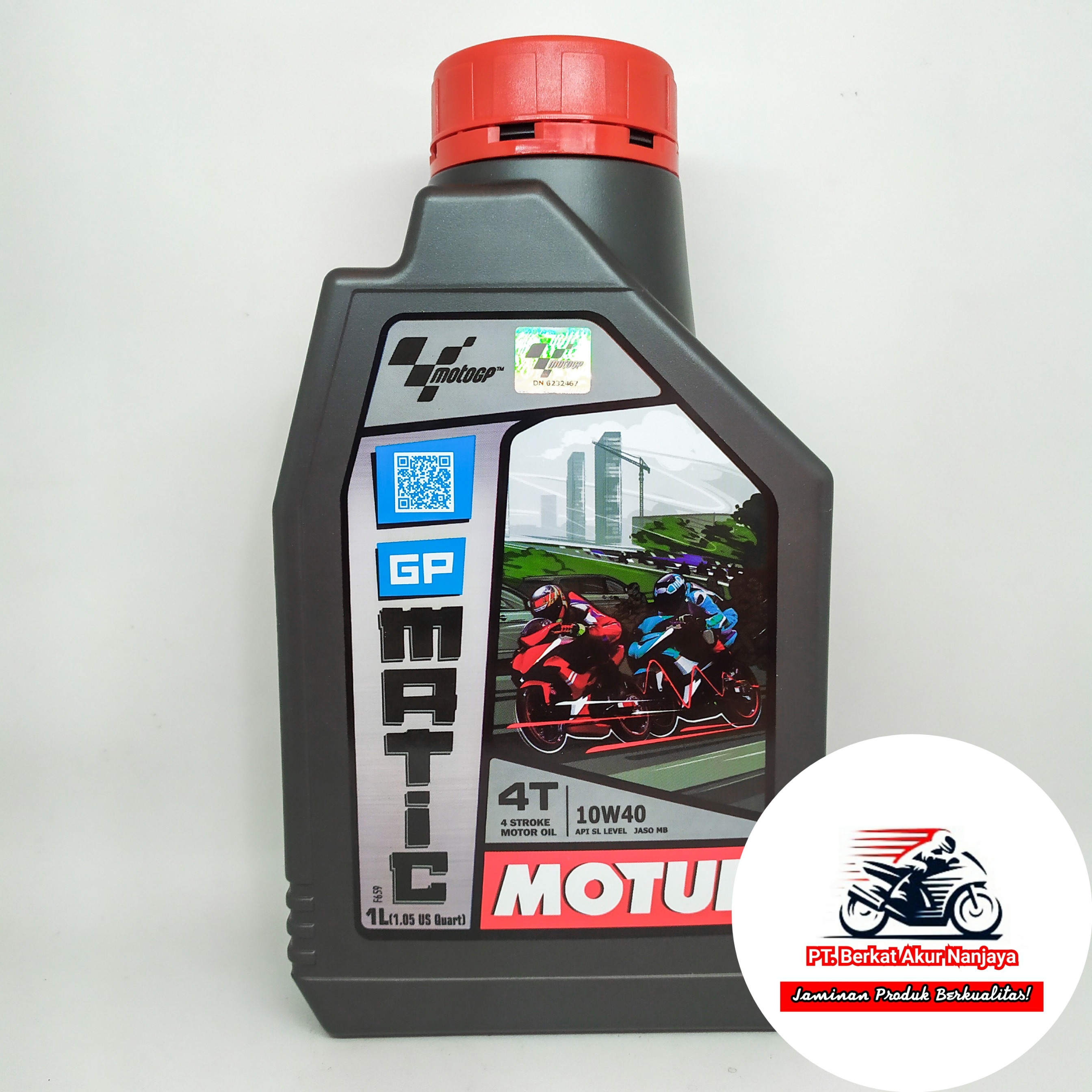 Oli MOTUL GP Matic 10W40 1L FREE MERCHANDISE EKSLUSIF