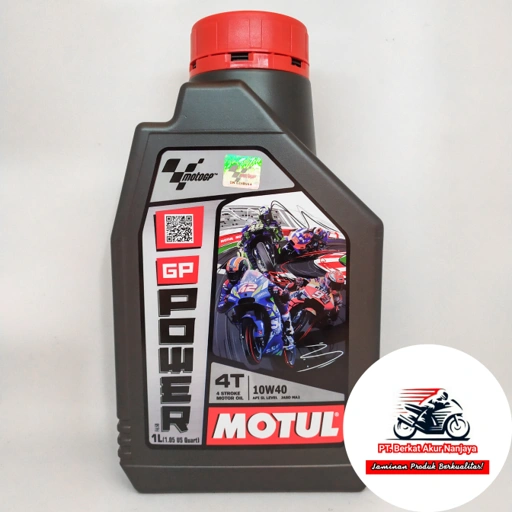 Oli MOTUL GP Power 10W40 1L FREE MERCHANDISE EKSLUSIF