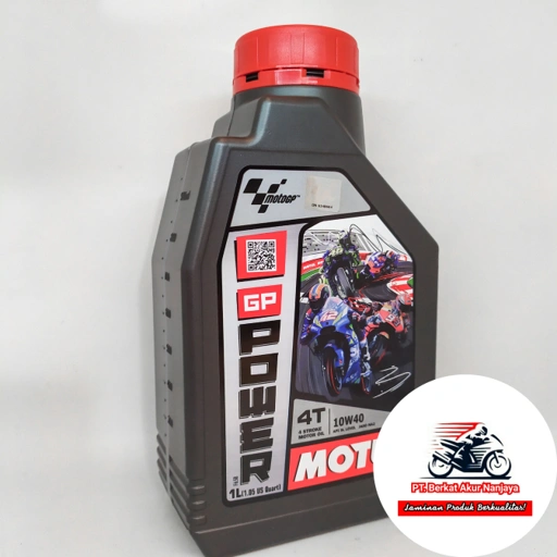 Oli MOTUL GP Power 10W40 1L FREE MERCHANDISE EKSLUSIF