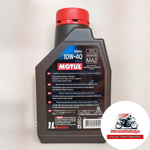 Oli MOTUL Moto 10W40 1L FREE MERCHANDISE EKSLUSIF