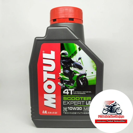 Oli MOTUL Scooter Expert LE 10W30 0.8L dan 1L FREE MERCHANDISE EKSLUSIF