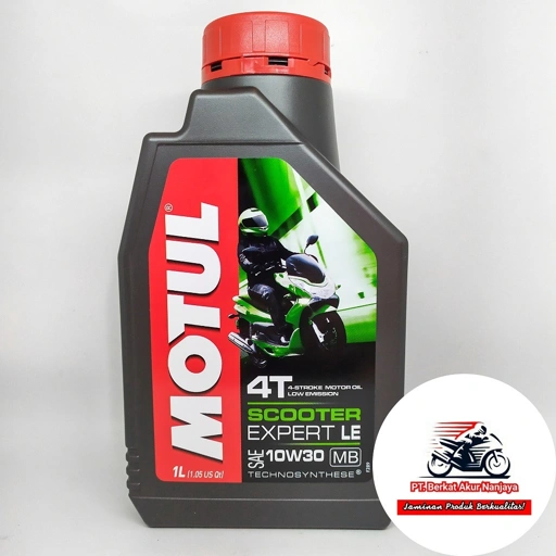Oli MOTUL Scooter Expert LE 10W30 0.8L dan 1L FREE MERCHANDISE EKSLUSIF