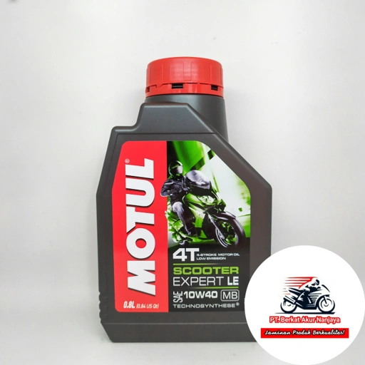 Oli MOTUL Scooter Expert LE 10W40 0.8L dan 1L FREE MERCHANDISE EKSLUSIF