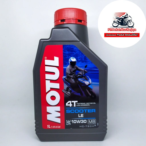 Oli MOTUL Scooter LE 10W30 0.8 L dan 1L FREE MERCHANDISE EKSLUSIF