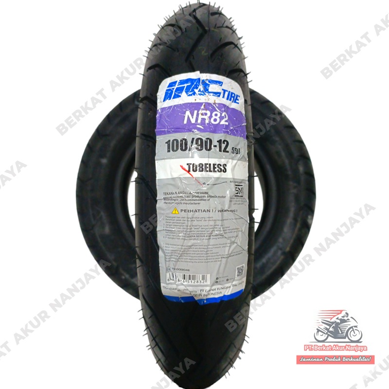 Ban IRC NR82 100/90-12 dan NR83 110/90-12 motor freego scoopy genio new