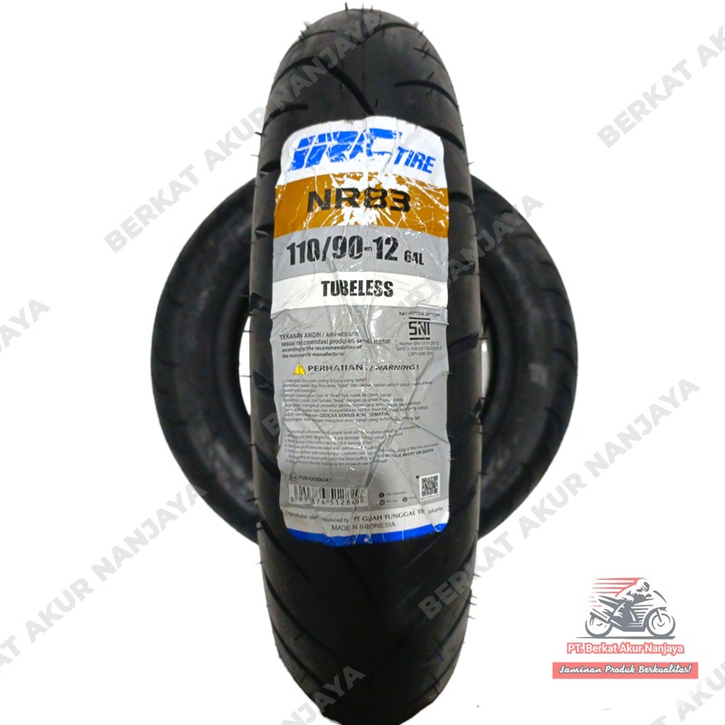 Ban IRC NR82 100/90-12 dan NR83 110/90-12 motor freego scoopy genio new