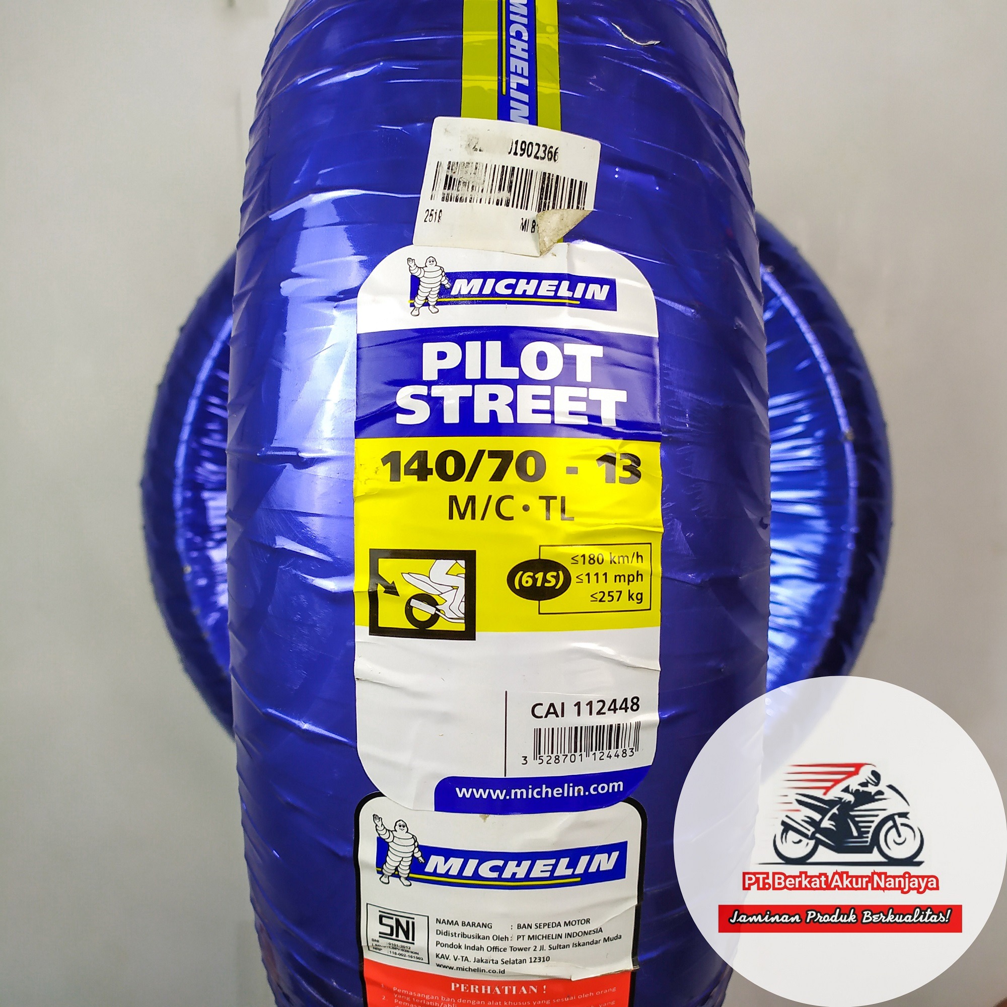 MICHELIN PILOT STREET TUBELESS 120/70-13 140/70-13