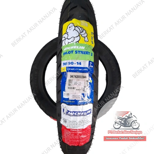 Image of MICHELIN PILOT STREET 2 TUBELESS 80/90-14 90/90-14 90/80-14 100/80-14 110/80-14 120/70-14