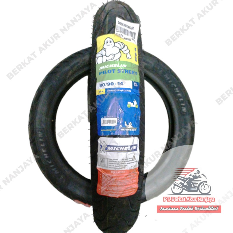 MICHELIN PILOT STREET TUBELESS 80/90-14 90/90-14 80/80-14 90/80-14 100/80-14 110/80-14