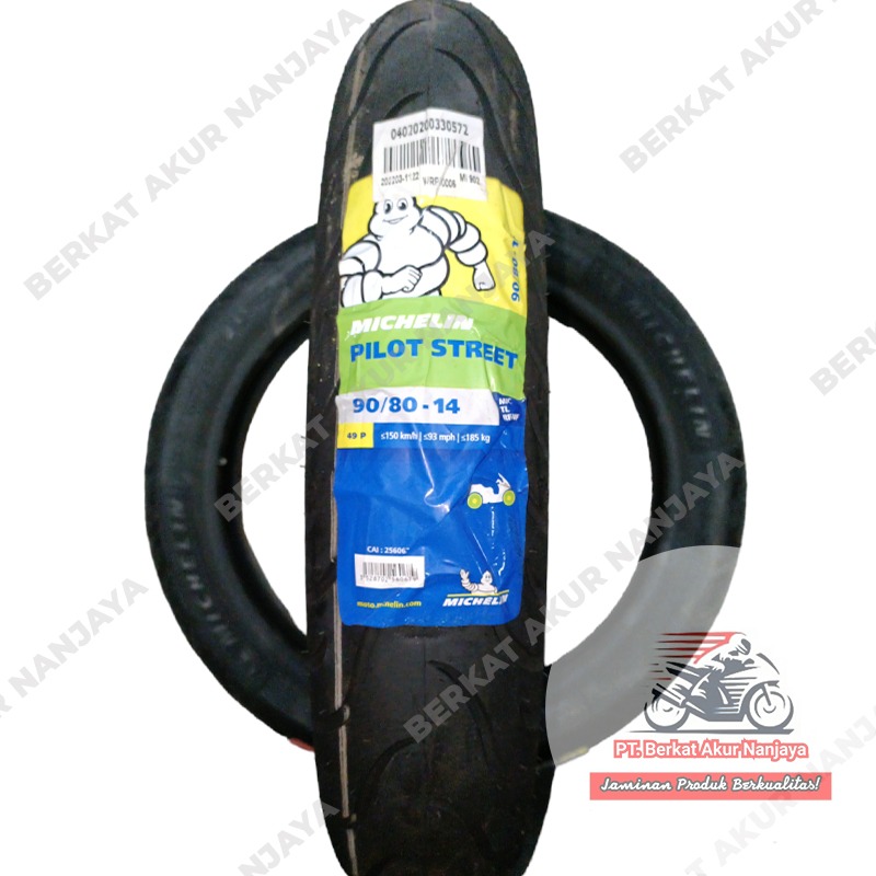 MICHELIN PILOT STREET TUBELESS 80/90-14 90/90-14 80/80-14 90/80-14 100/80-14 110/80-14