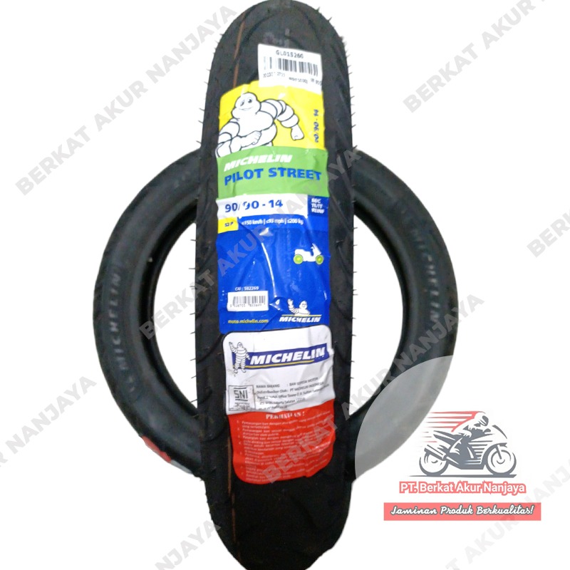 MICHELIN PILOT STREET TUBELESS 80/90-14 90/90-14 80/80-14 90/80-14 100/80-14 110/80-14