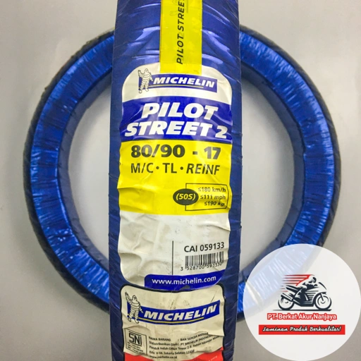 Image of MICHELIN PILOT STREET 2 TUBELESS 70/90-17 80/90-17 80/80-17 90/80-17 100/80-17 110/70-17 120/70-17 130/70-17 140/70-17 