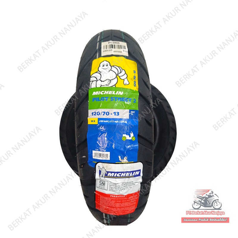 MICHELIN PILOT STREET 2 TUBELESS 120/70-13 140/70-13