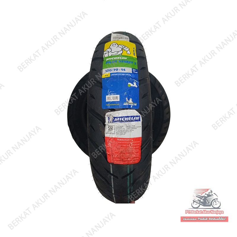 MICHELIN PILOT STREET 2 TUBELESS 80/90-14 90/90-14 90/80-14 100/80-14 110/80-14 120/70-14