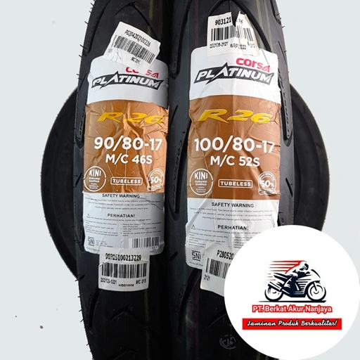 Image of Ban Corsa R26 70/80-17, 80/80-17, 90/80-17, 100/80-17 PLATINUM tubeless motor bebek sport