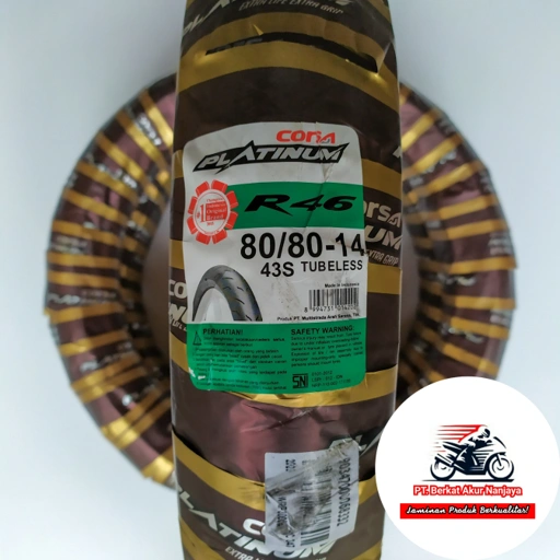 Image of Ban Corsa R46 80/80-14, 90/80-14, 100/80-14 TUBELESS motor matic ban nikung sport soft compound