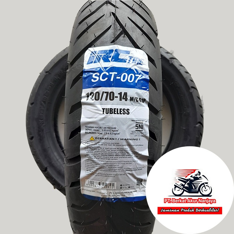 Ban IRC SCT006 100/80-14, SCT004 100/90-14,  SCT007 120/70-14 tubeless motor matic 