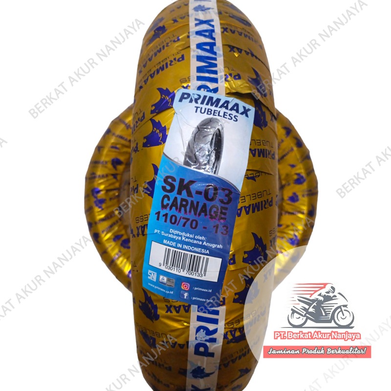 Ban Primaax SK03 110/70-13 dan 130/70-13 TUBELESS nmax
