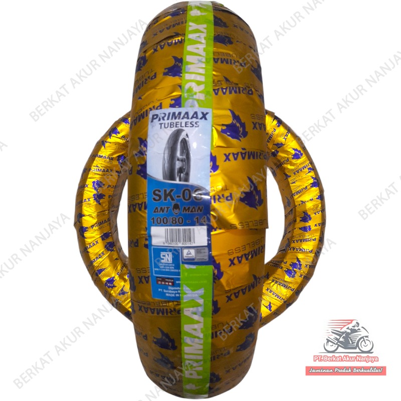 Ban Primaax SK06 80/80-14, 90/80-14, 100/80-14 TUBELESS motor matic